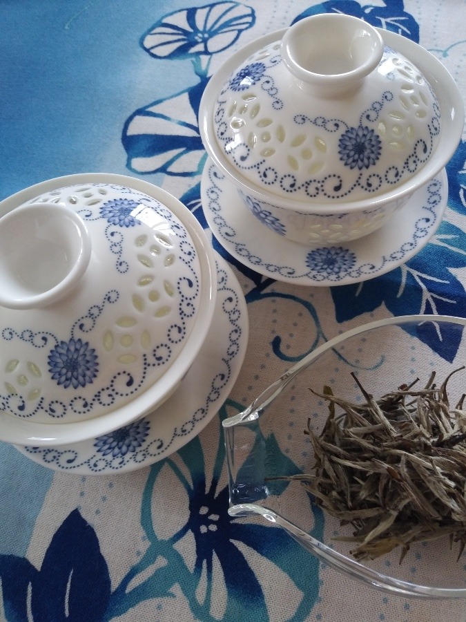 てぬぐい茶席「朝顔」